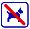 Animals prohibited